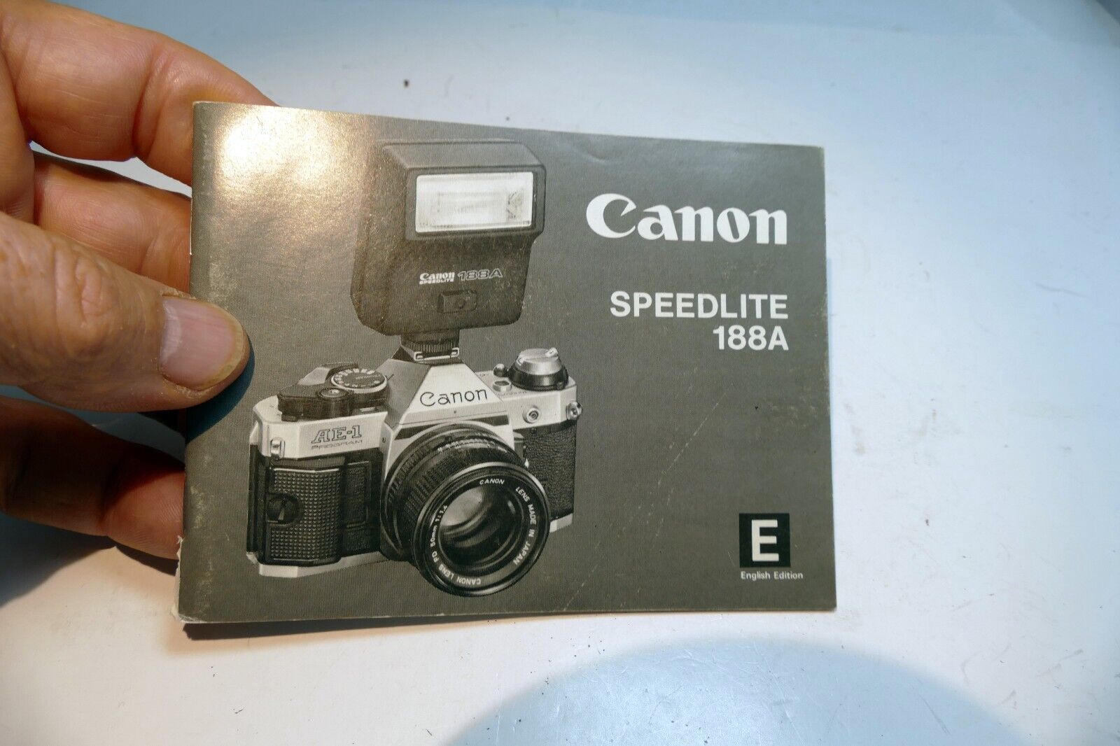 Canon Speedlight 188A flash  User's Manual Instruction Guide English