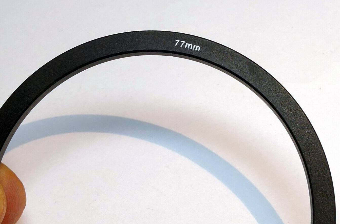 77mm Adapter Ring for Square holder Cokin size Medium P  threaded f