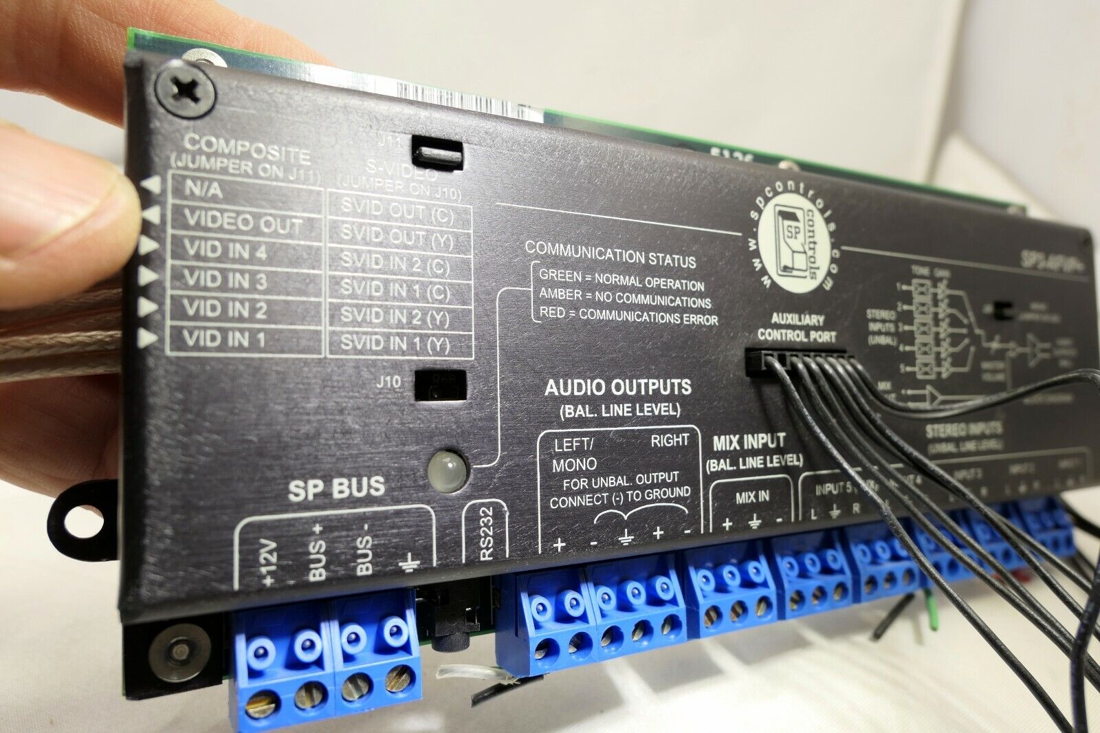 SP Controls SP3-AFVP+ Video Production Pre-Amp Switcher 501-0055PC.B