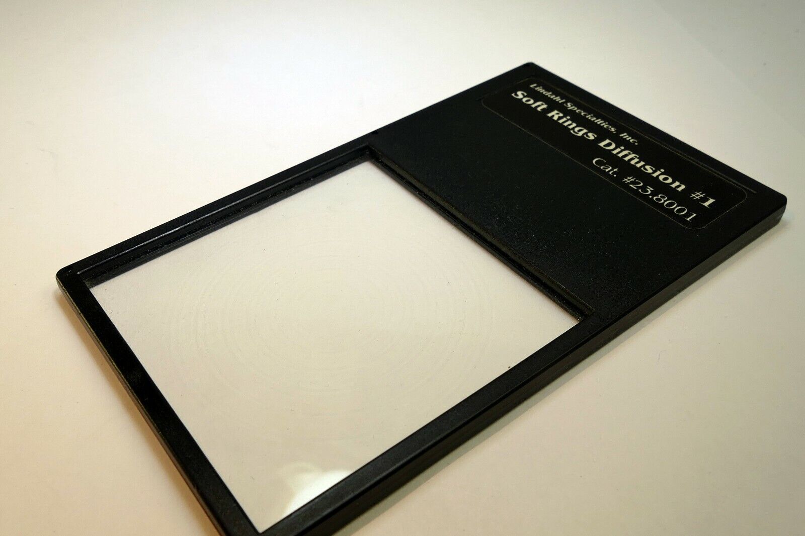 LINDAHL SOFT RING DIFFUSION #1 Drop in Lens Filter square 3X3" Portraiture Focus