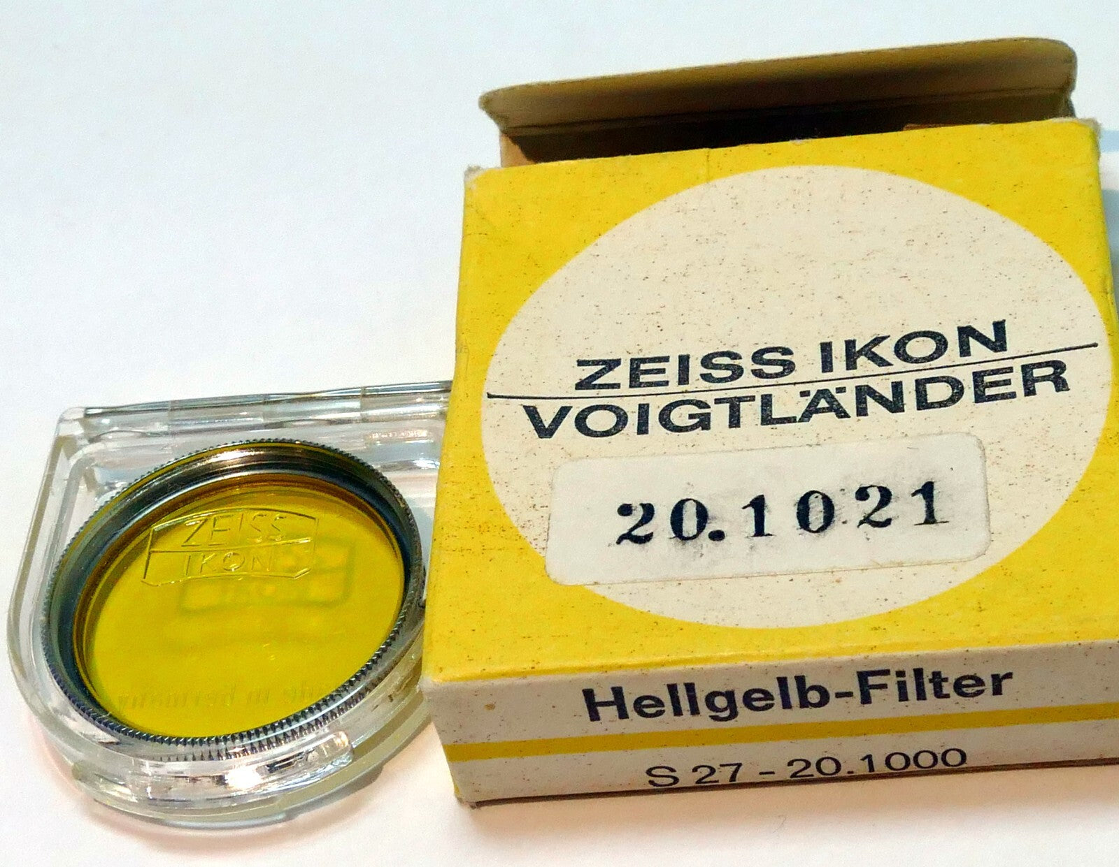 Voigtlander ZEISS IKON S 27 2X G Yellow FILTER  27mm  light yellow 20.1000