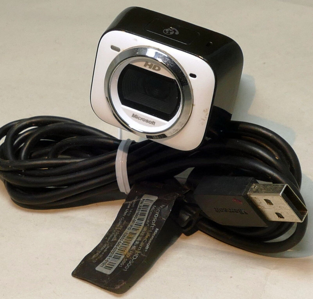 Microsoft HD WE Cam PC Wired USB Web Clip-on  Laptop Desktop HD-5001