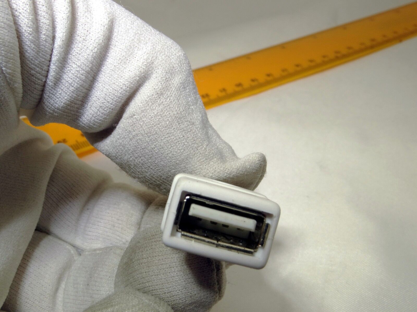 Female USB to Micro USB Male Data Charge Cable camera  4" long