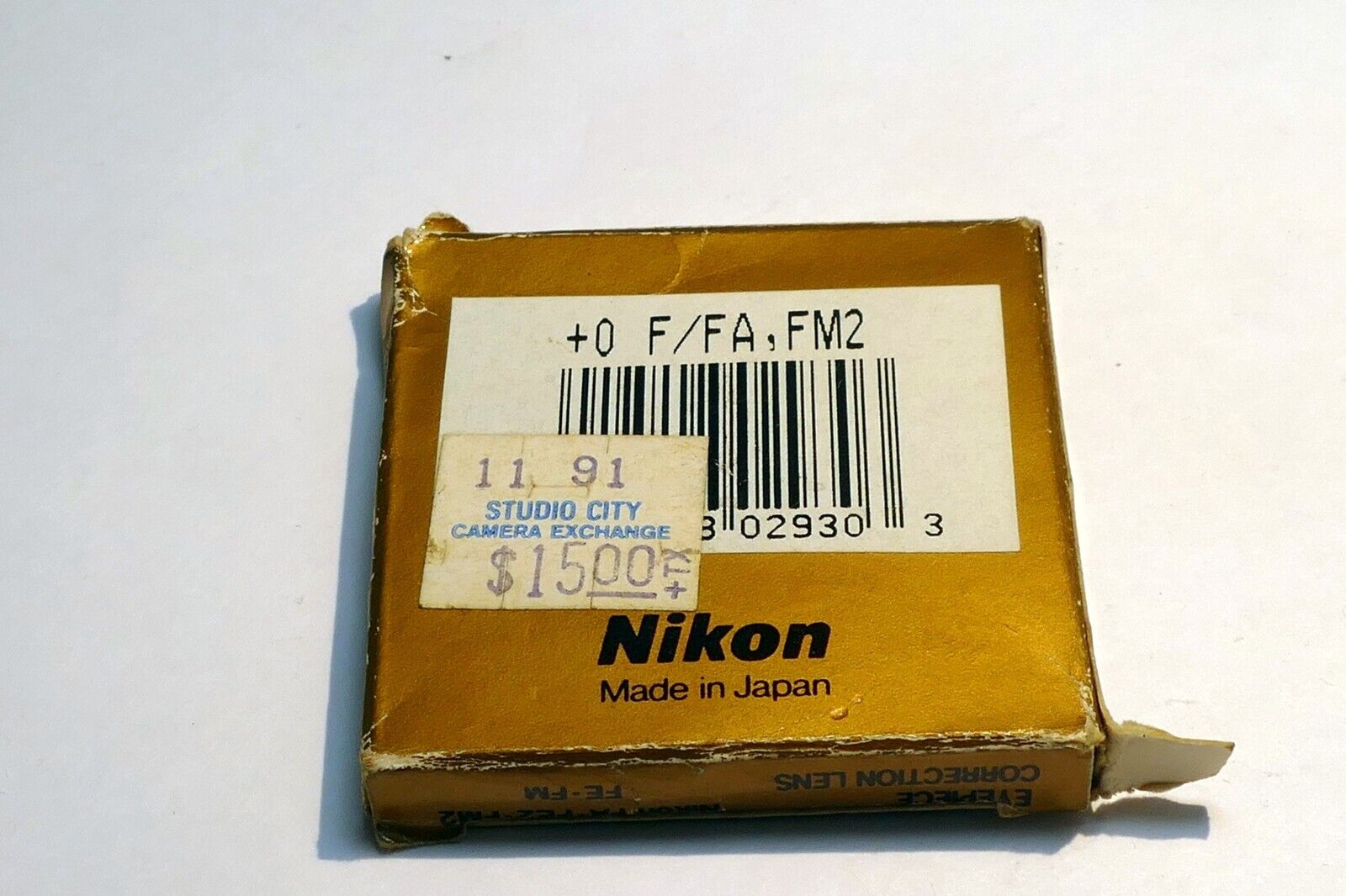 Empty Box (only)  for  Nikon eyepiece correction lens