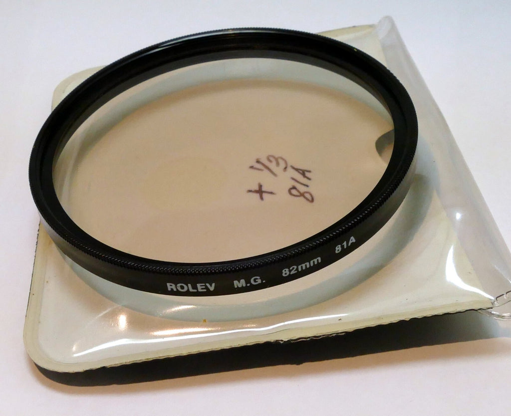 Rolev 82mm 81A Filter MG 1/3 F stop X