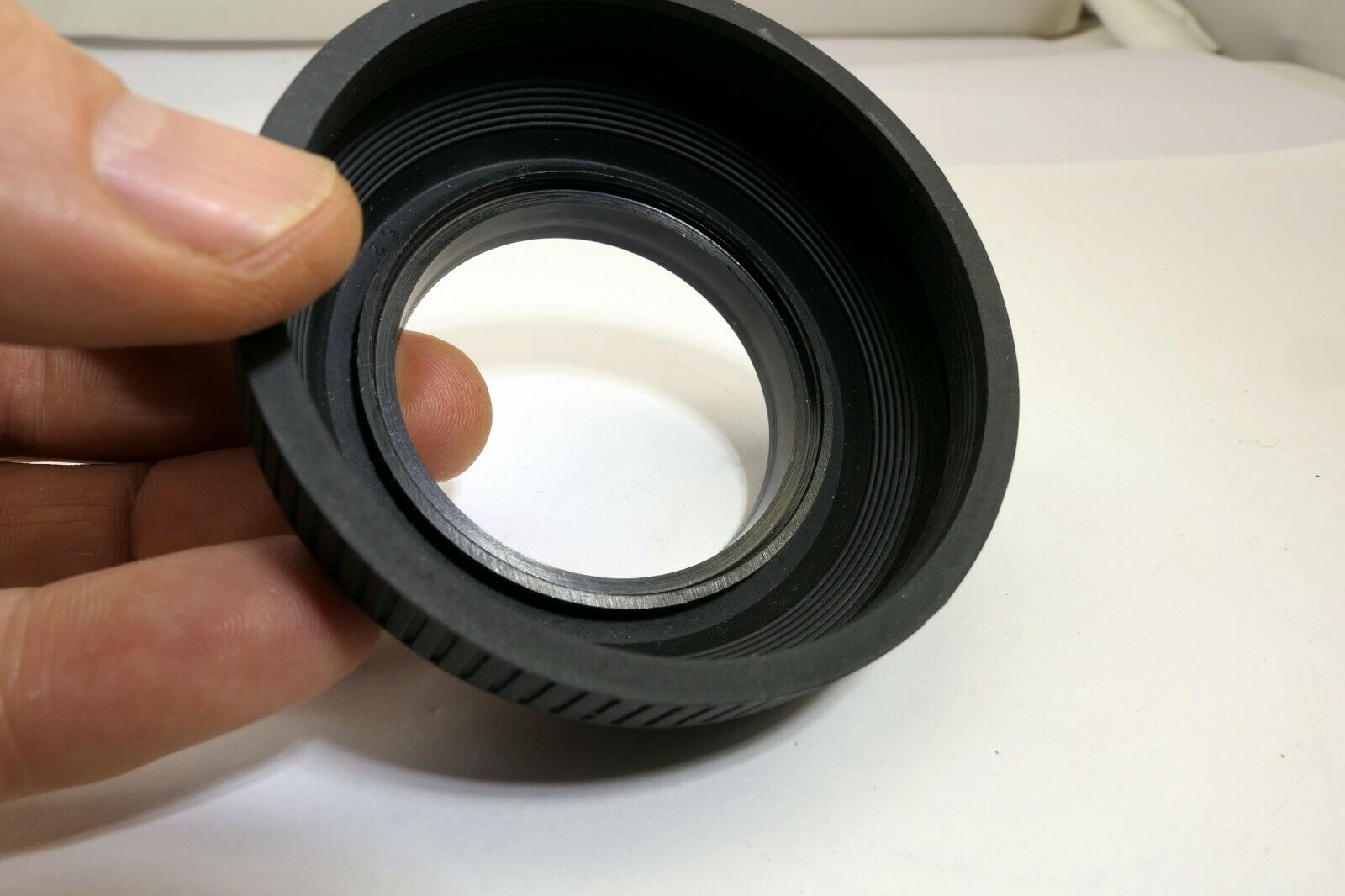 Lens Hood Shade Collapsible Rubber 52mm Telephoto double threaded for 135mm f2.8