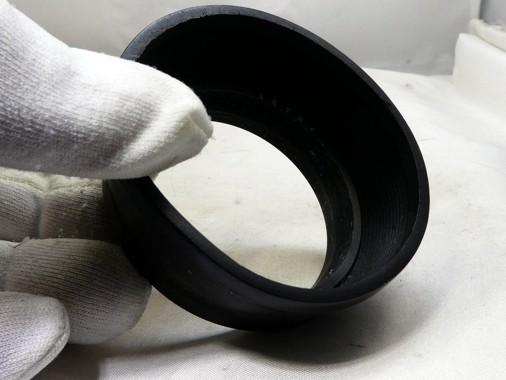 55mm Aetna Rubber Lens Hood Shade double threaded for 50mm f1.8 f2 lenses