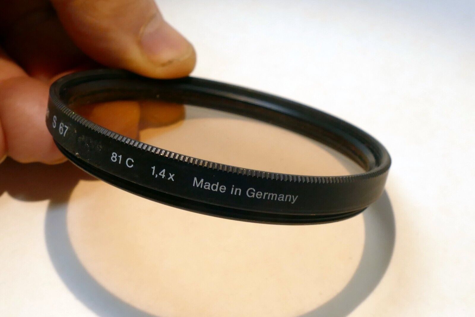 Heliopan 67mm Lens Filter 81C 1.4X  Color Conversion  amber warm