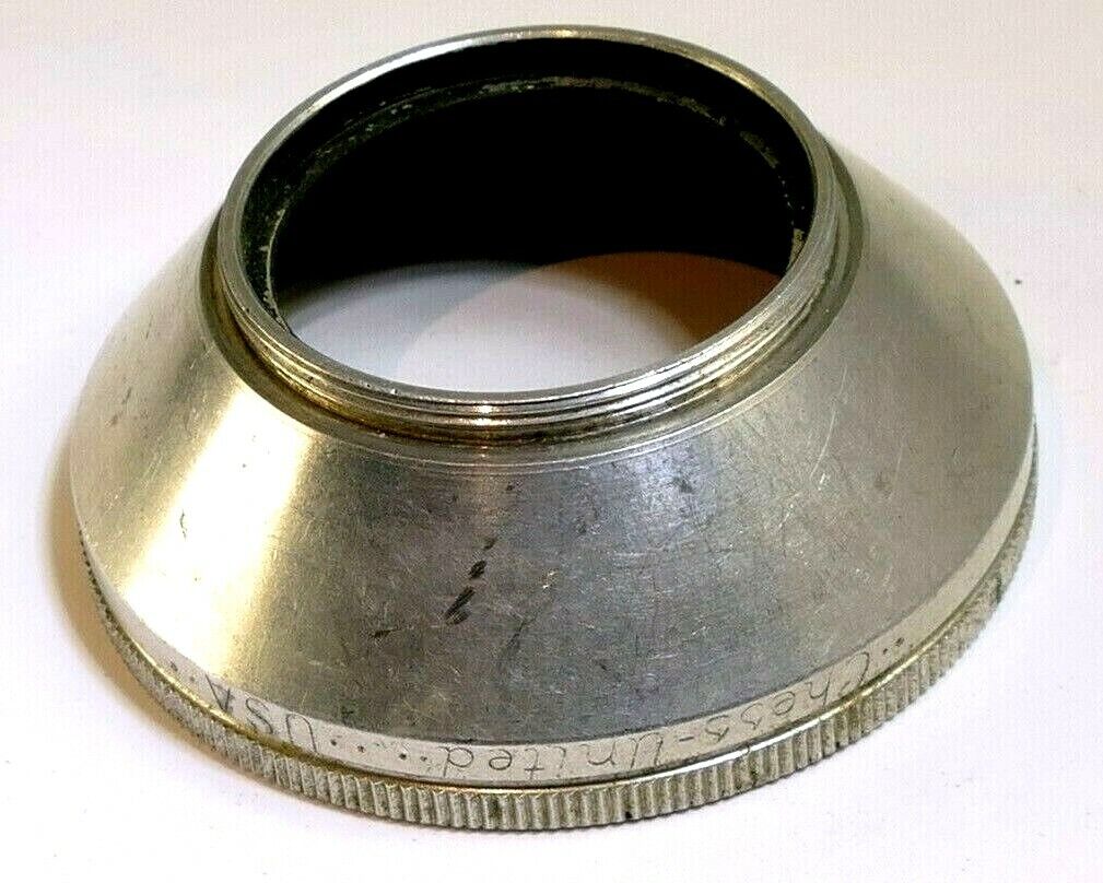 Chess-United 33mm series 5 V Metal Lens Hood Shade screw in for 33.3mm wide angl