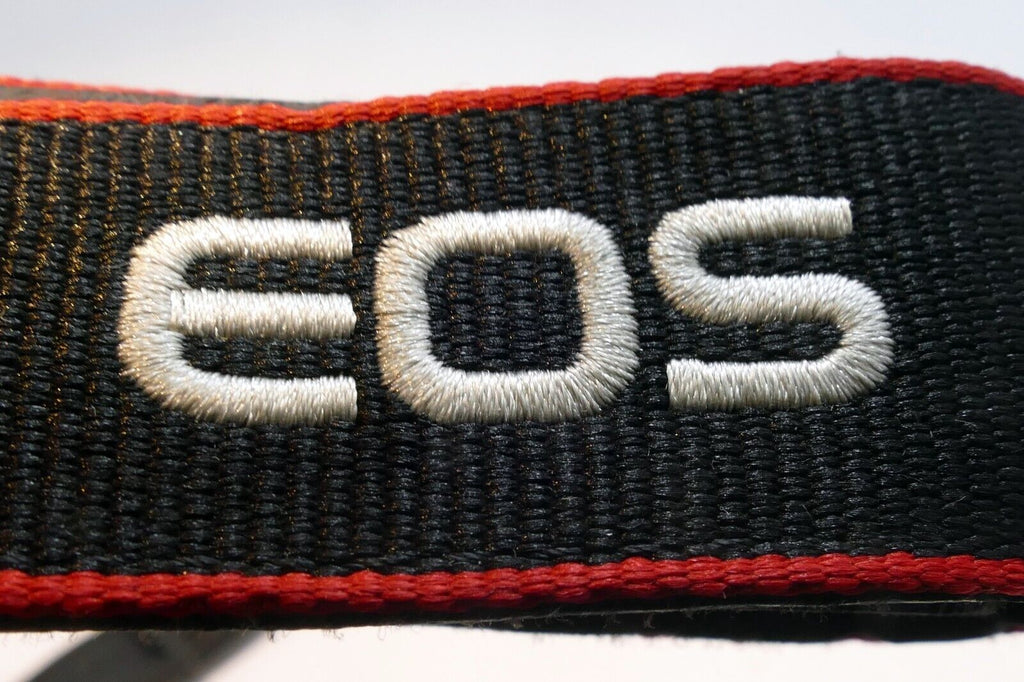 Canon EOS Digital Camera Neck Shoulder Strap Red - Black 3cm wide - Original