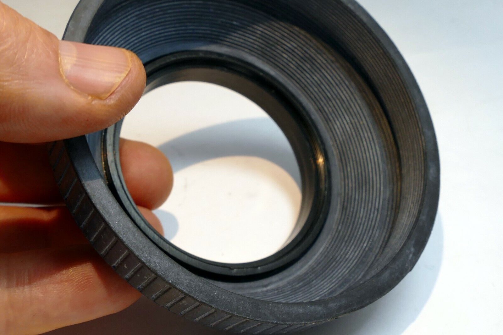 58mm Rubber Hood shade telephoto  collapsible for normal 35mm 50mm 85mm  lenses