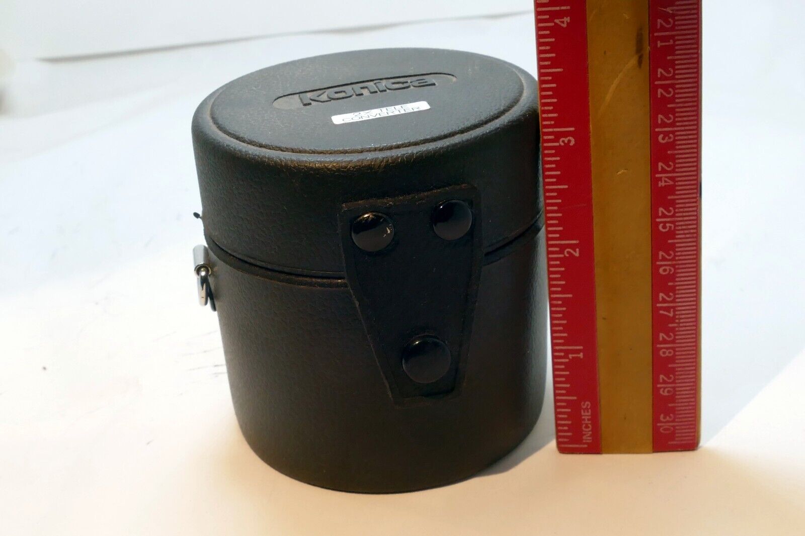 Konica Hexanon 2X AR lens empty Hard case for genuine OEM vintage
