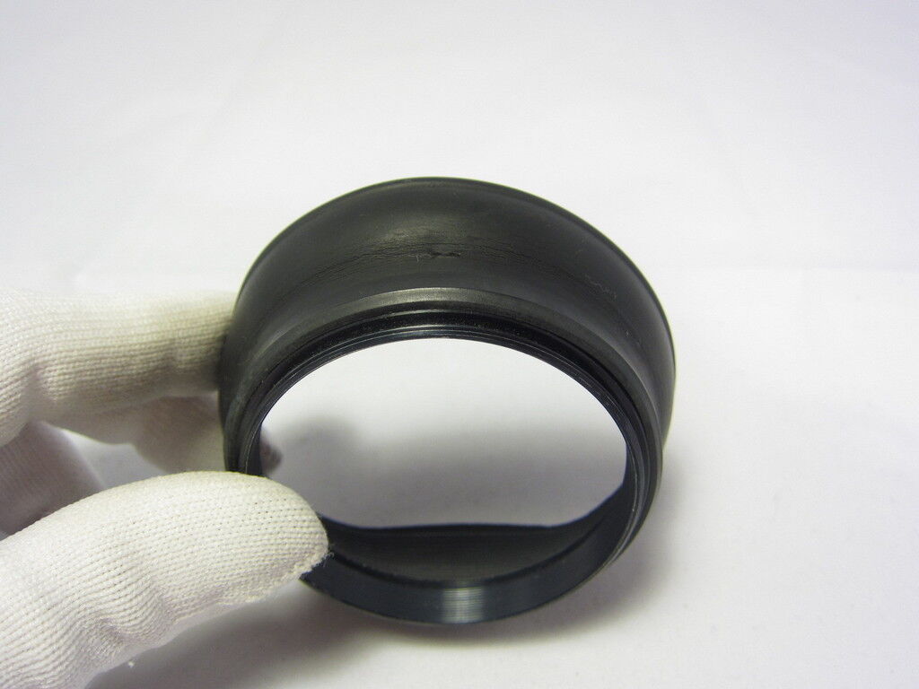 Generic brand  Rubber Lens Hood 55mm Telephoto Good Condition 6206030