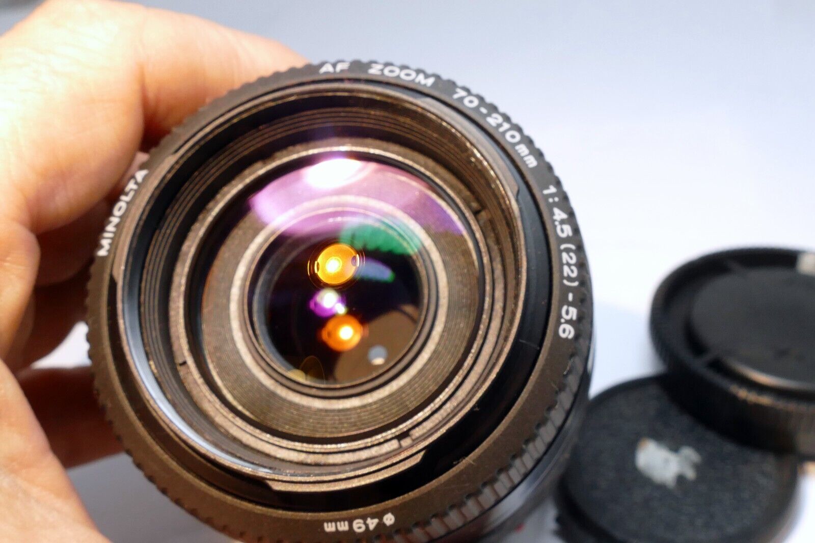 Minolta 70-210mm f4.5-5.6 lens for  SONY A mount AF A57 a68 cameras - near mint