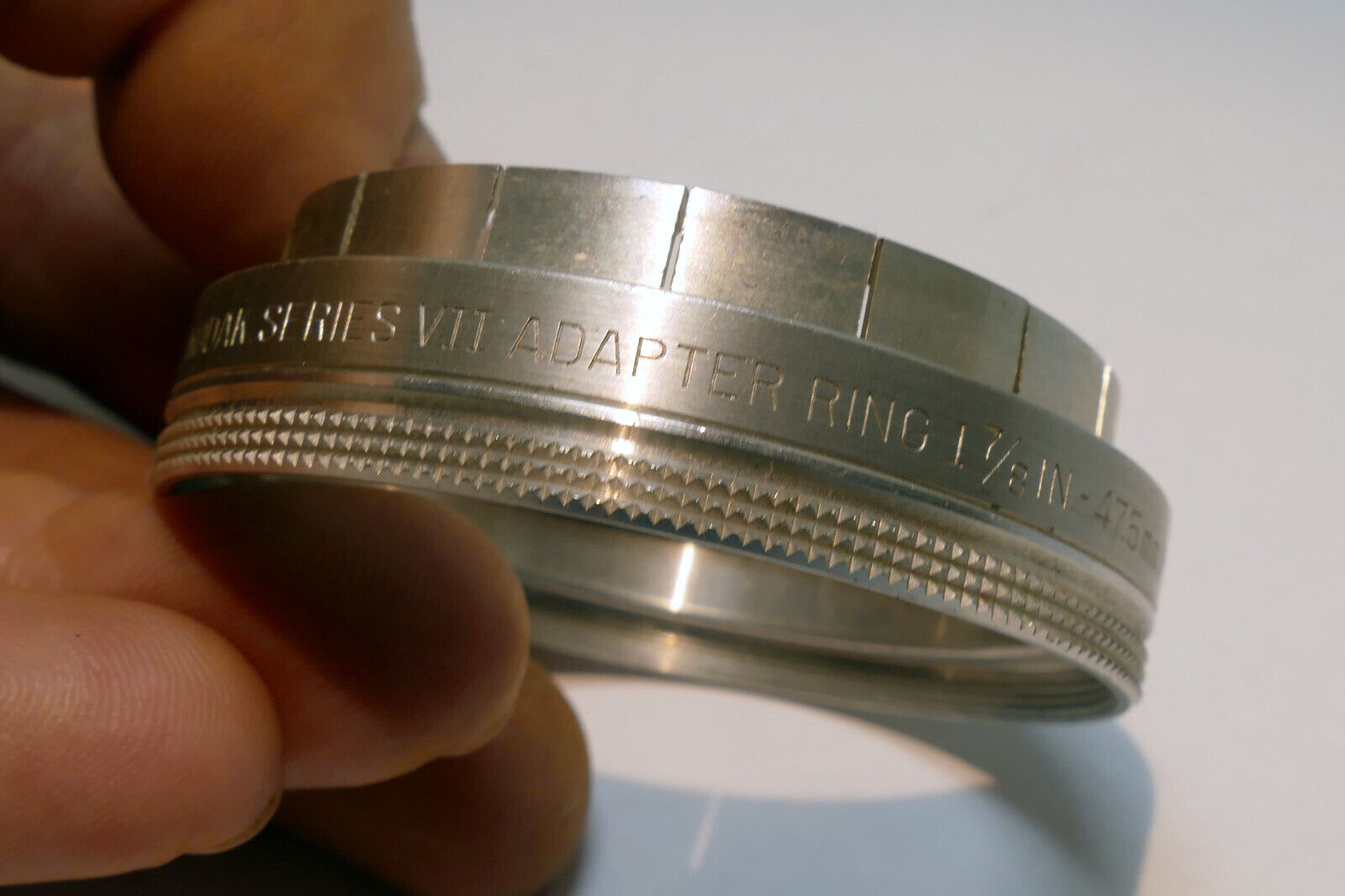 Kodak Series 7 VII Adapter with Retaining ring for 1  7/8" 47.5mm Slip on type