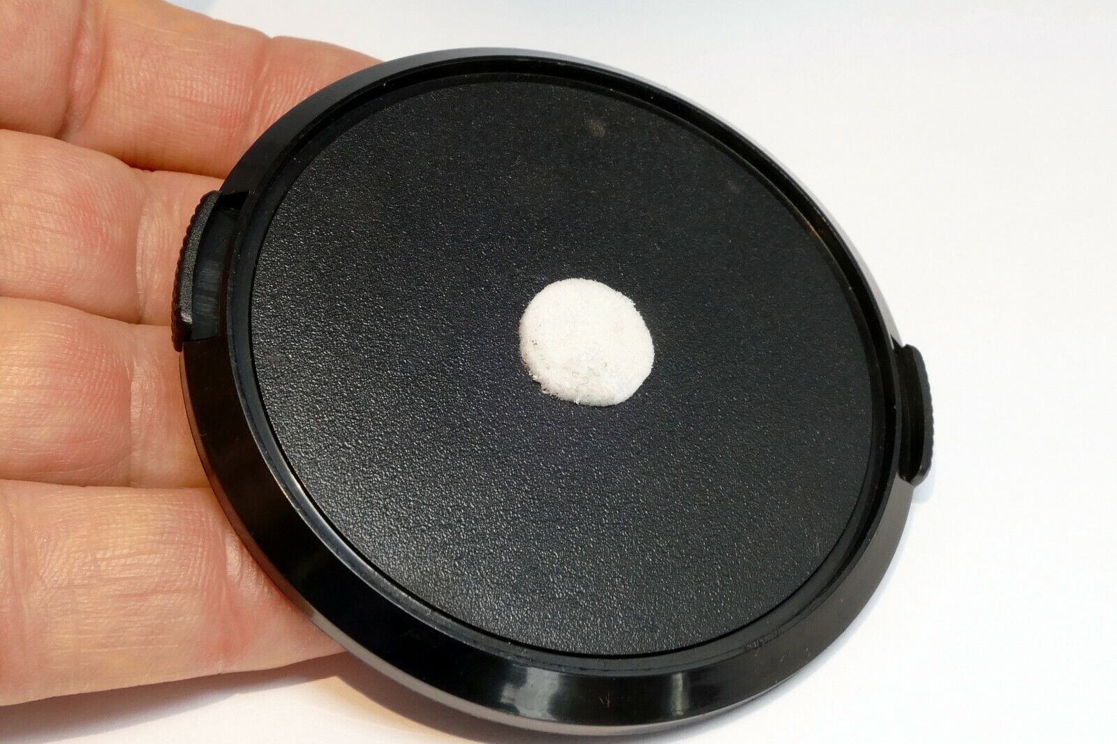 72mm snap on type Lens Front Cap black plastic