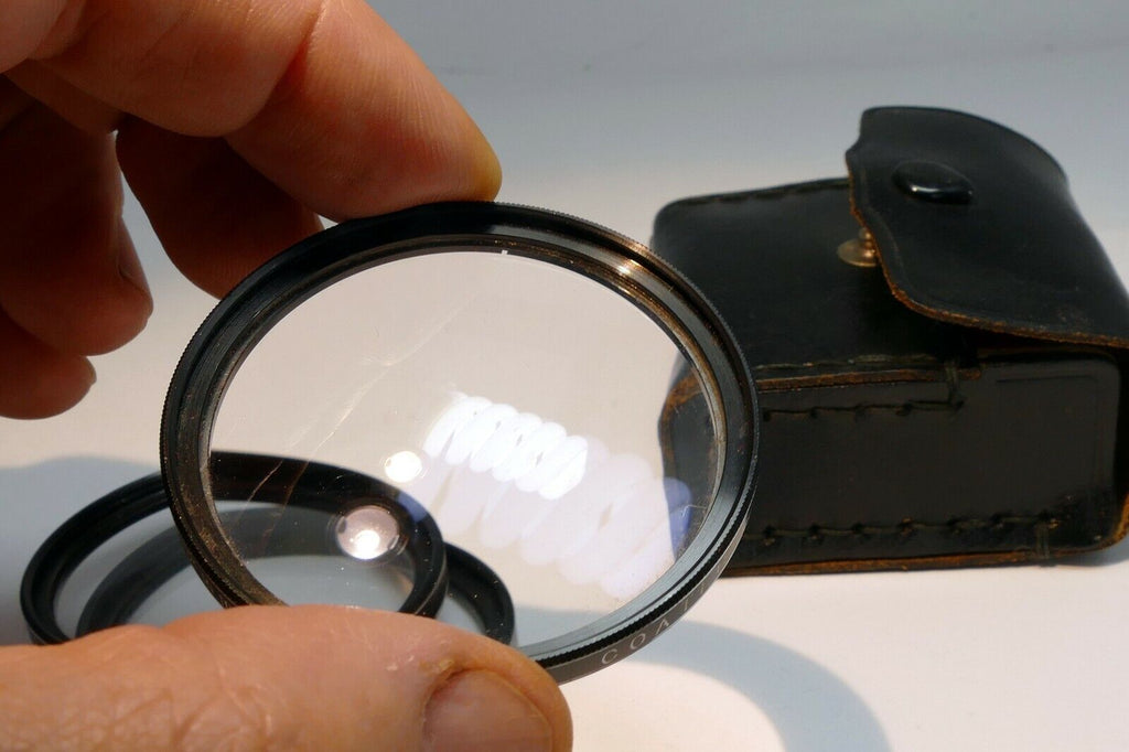 Vivitar Macro Lens 52mm +1 +2 +3 Filters threads screw in close-up   set kit