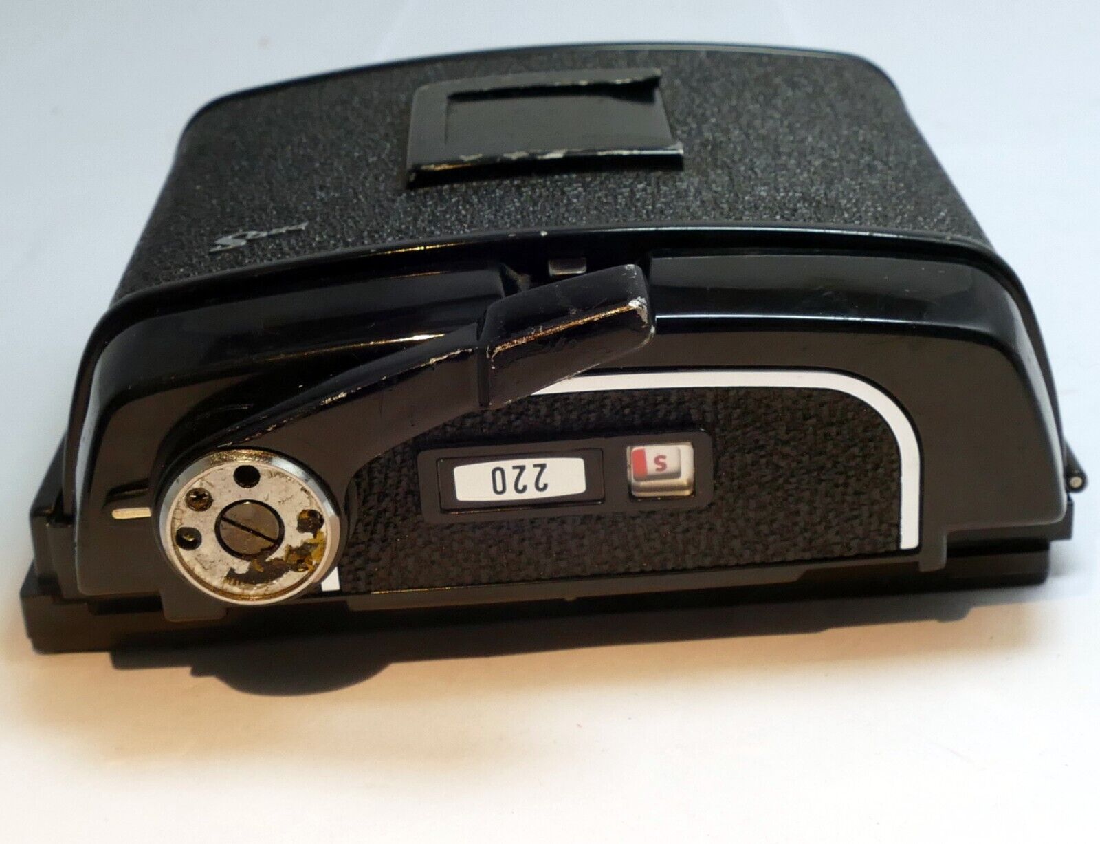 Mamiya Rb 67 6X7 PRO S Camera Late 220 Film Back - AS IS stuck - PARTS REPAIR