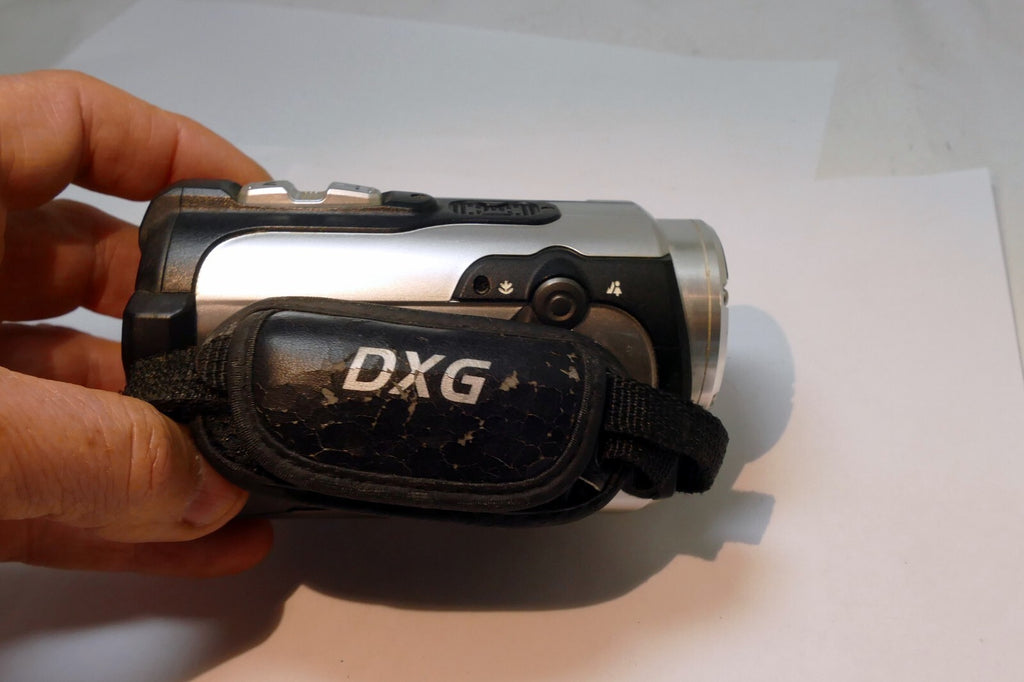 DXG  1080P  DXG - 5B1V  HD Camcorder Gray No battery, charger - Untested, AS IS