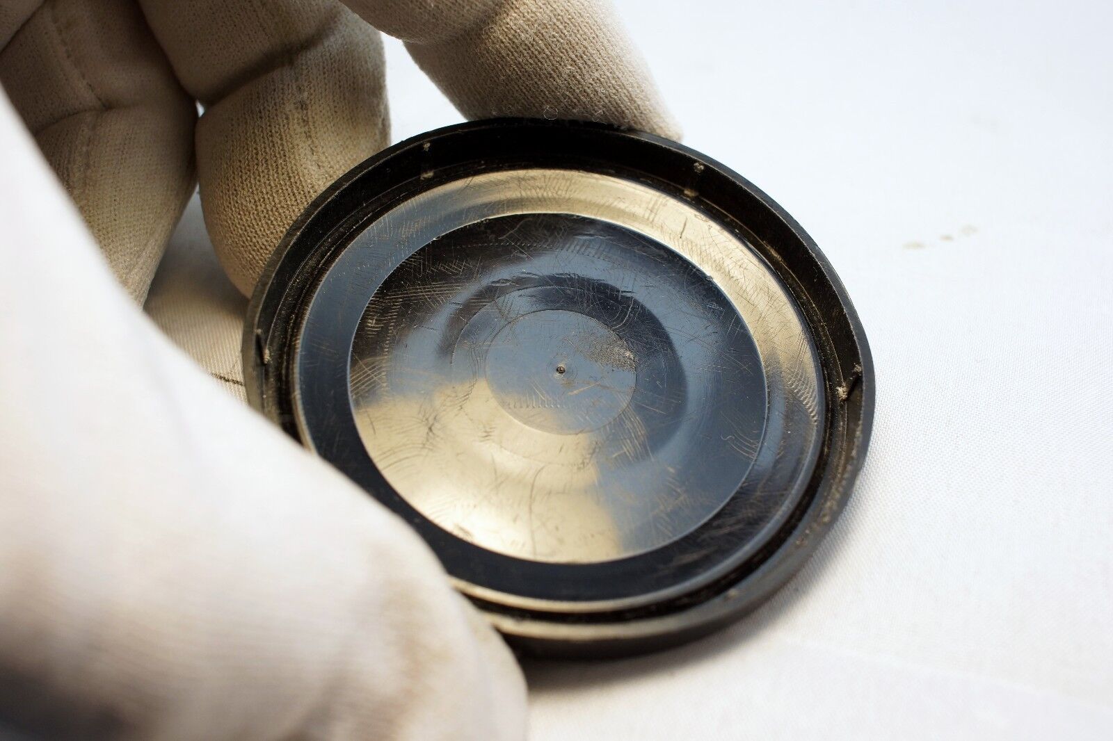 57mm ID Front CAP for 55mm rim KONICA AR  - Japan slip on type Genuine Black