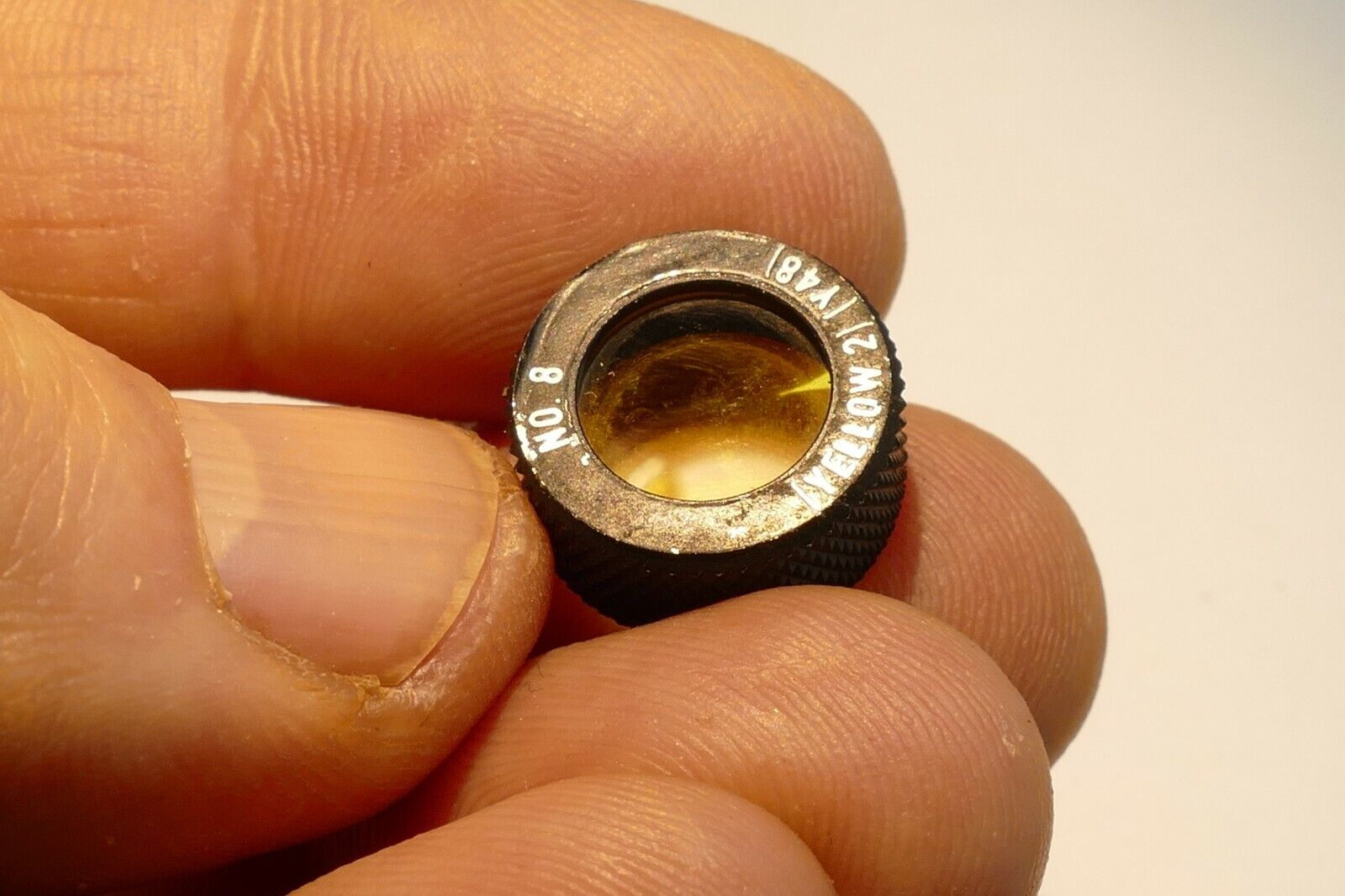 12mm threaded screw in Lens filter Yellow K2 Y48 No 8