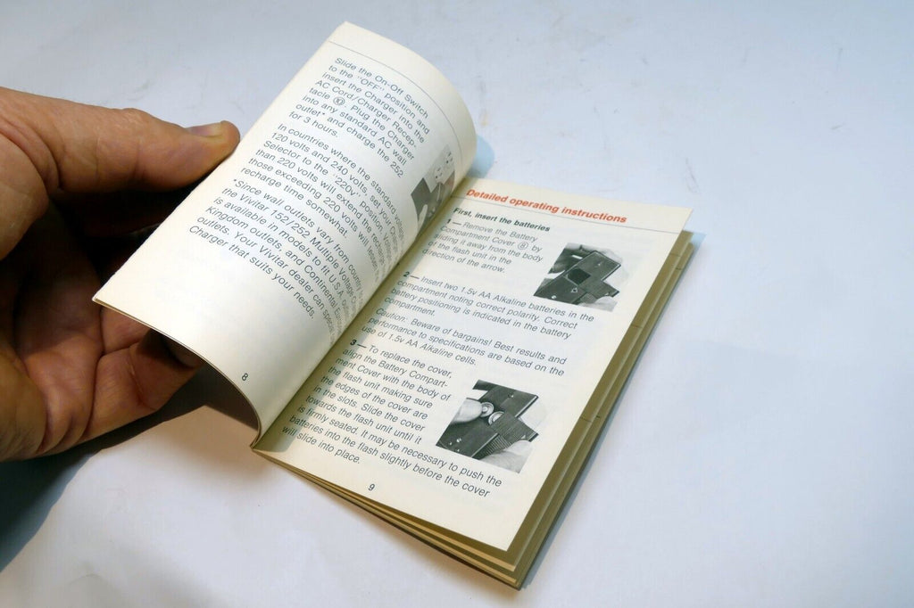 Vivitar Flash 252 Owner's manual  Instruction Guide E English