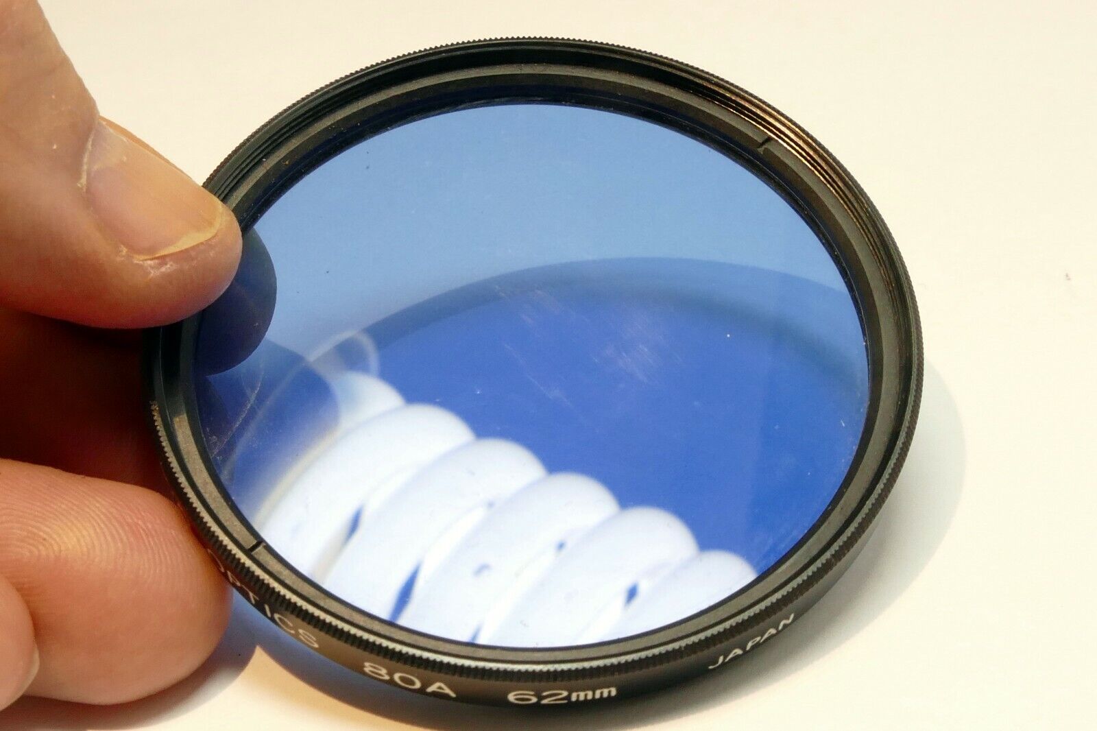 62mm Toyo Optics filter lens made in Japan 80A Blue
