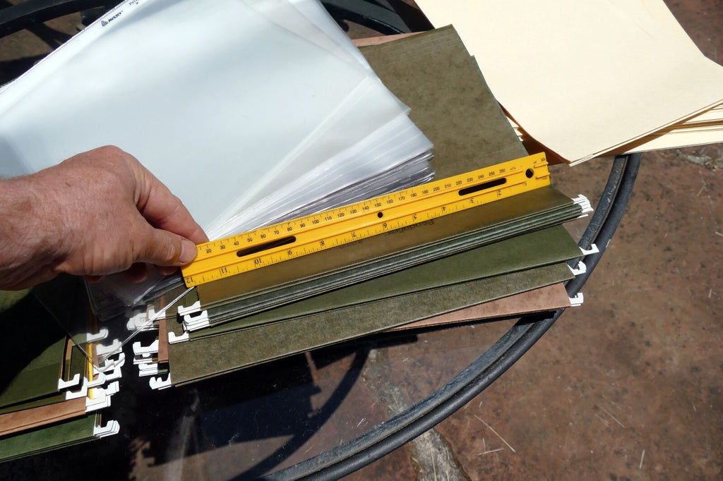 Pentaflex Hanging File Folders Letter Size Lot of 36 & Clear binding envelopes