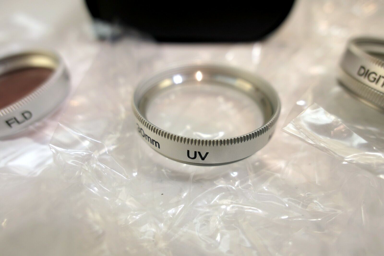 Digital FL-D UV PL glass lens Filter 30mm threaded pack of three kit set of 3
