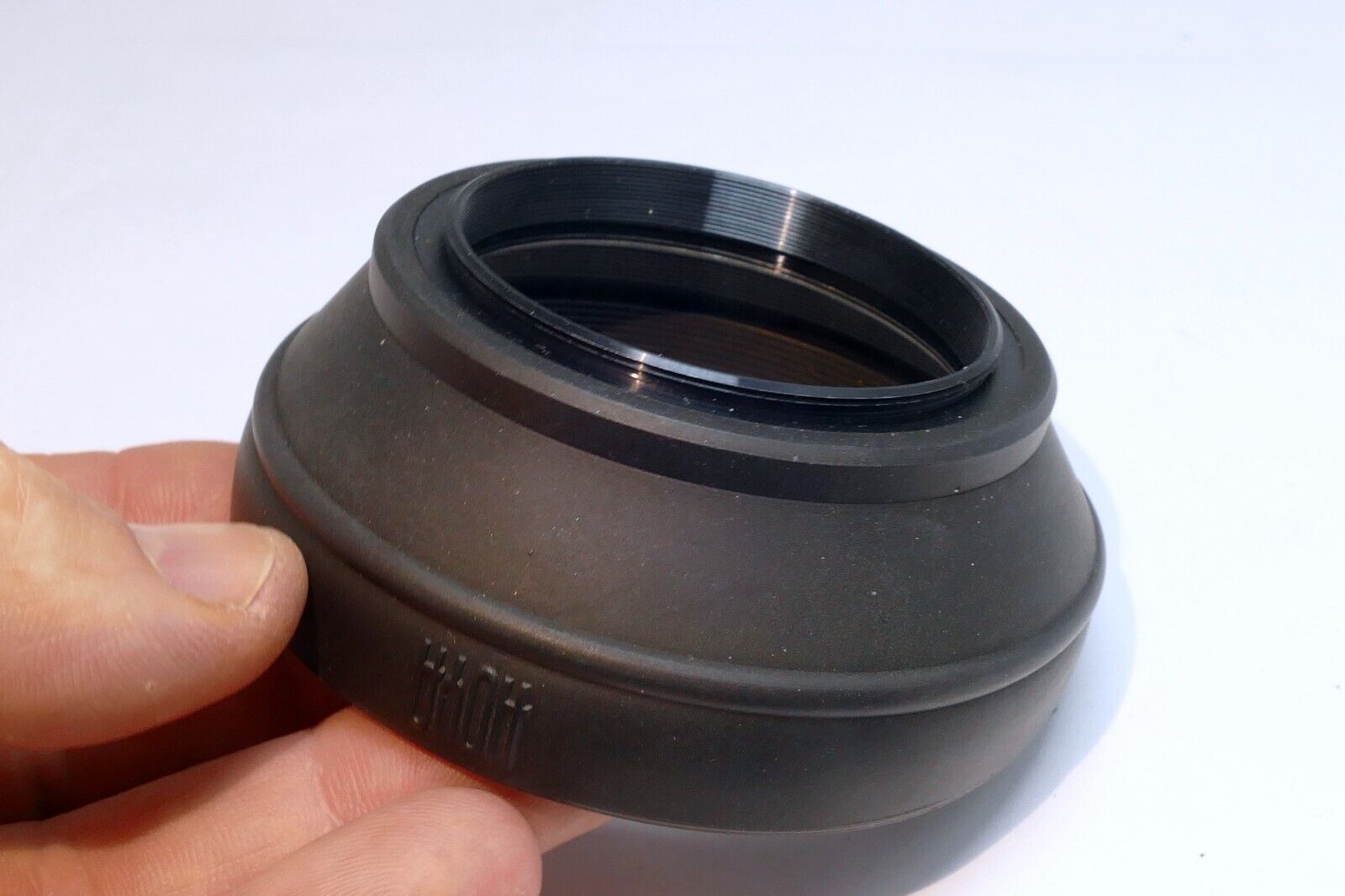 HOYA 52mm Lens Hood for 28mm f2.8 f3.5 collapsible double threaded rubber Japan