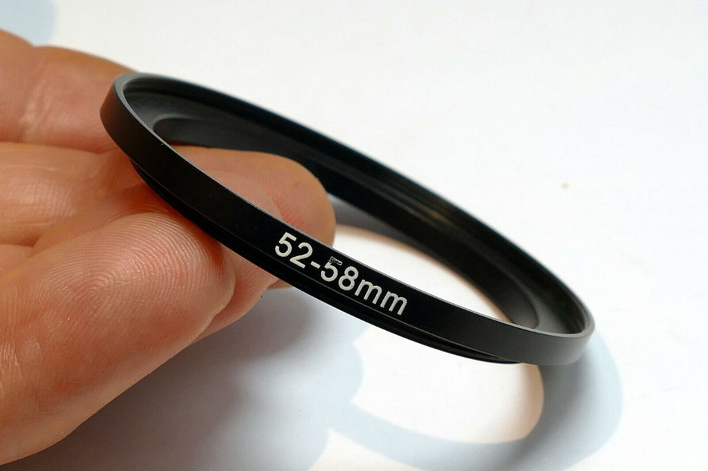 52mm to 58mm Metal Ring for lens male to female threads step -up