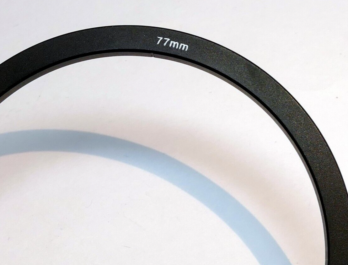 77mm Adapter Ring for Square Filter holder Cokin size Medium P  threaded