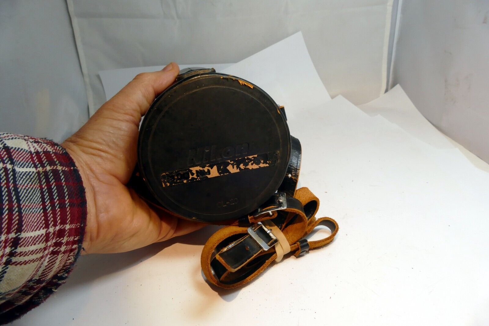NIKON CL-20 Lens Leather Protective Case for  Nikkor 300mm f4.5 AI-S 70-300mm VR