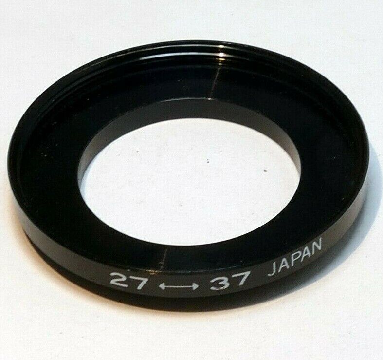 27mm to 37mm Step Up lens ring adapter  screw in threaded