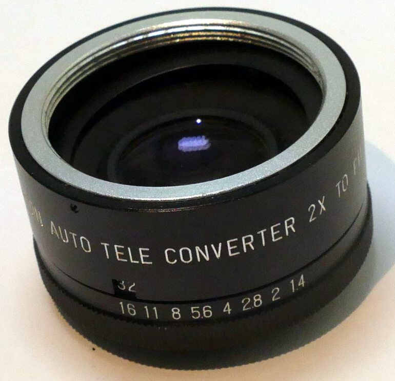 Camron 2X M42 Lens Tele-converter for Pentax - Universal mount w/ aperture ring