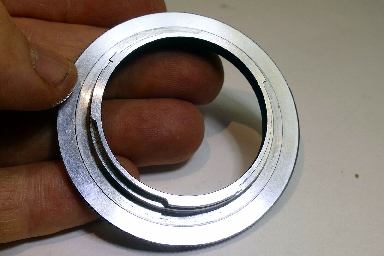 Minolta EB Reverse mount adapter Ring 55mm female threaded to MD MC close-up
