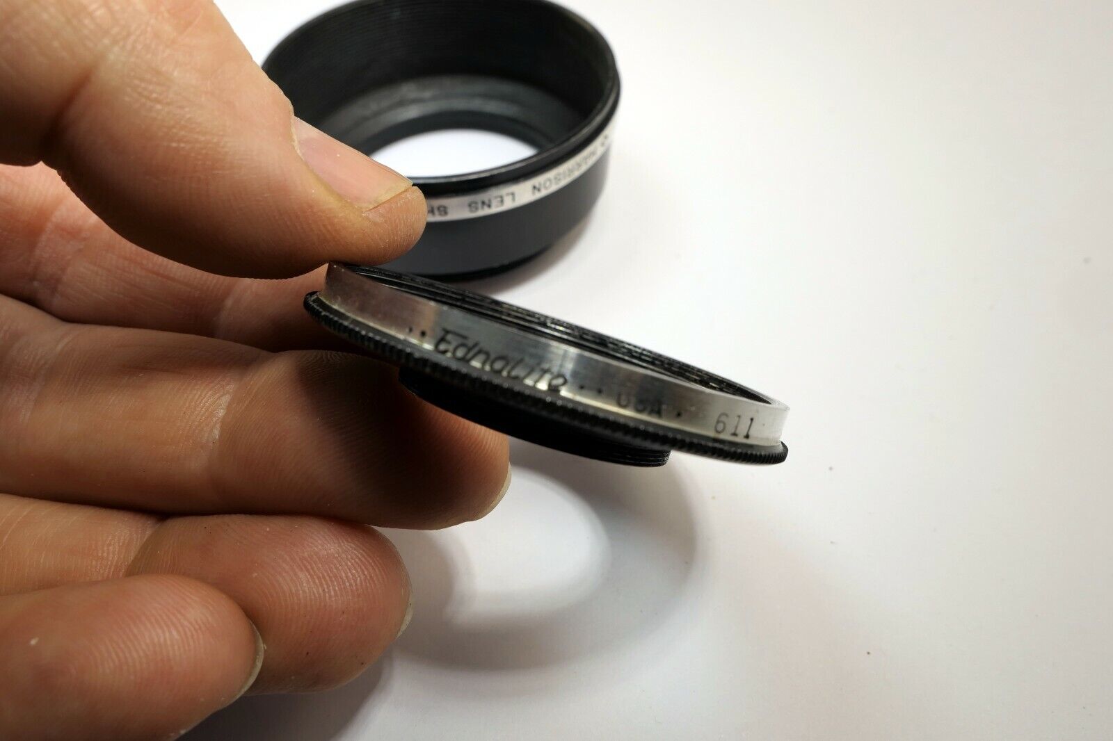 Harrison Series 6 VI 44mm OD lens hood shade metal w/ 30mm OD threads on bottom