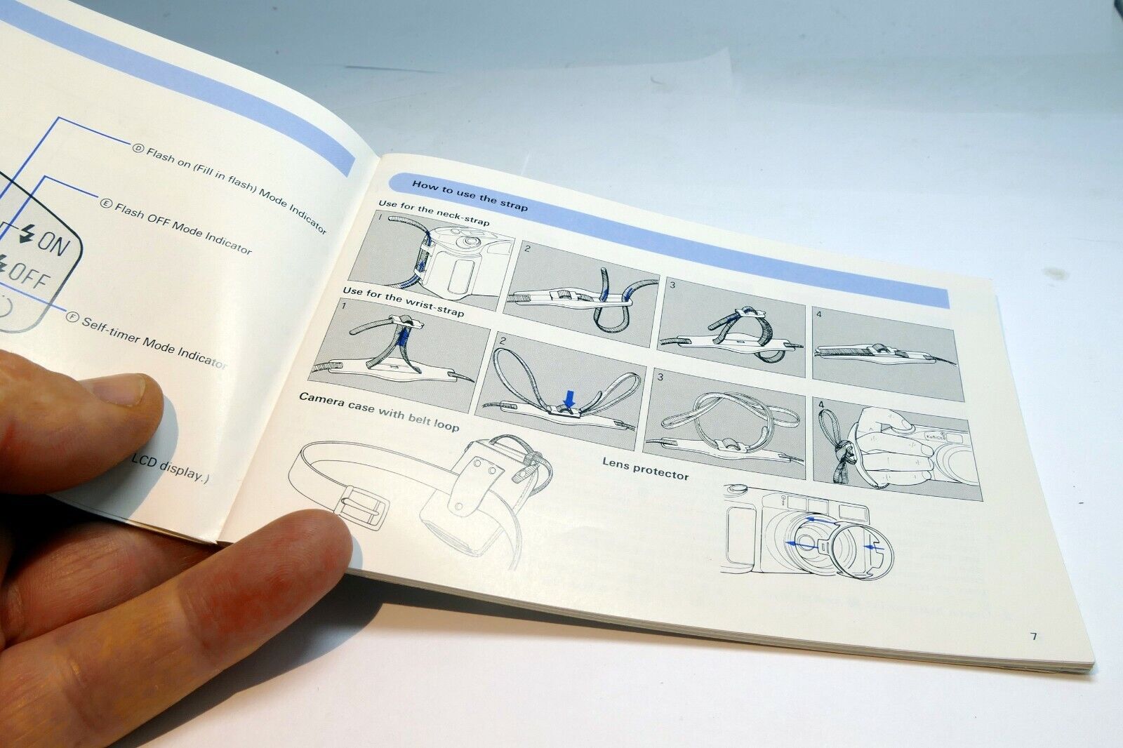 Konica MR. 640 Camera Guide Instruction Manual English Francais Espanol Italiano