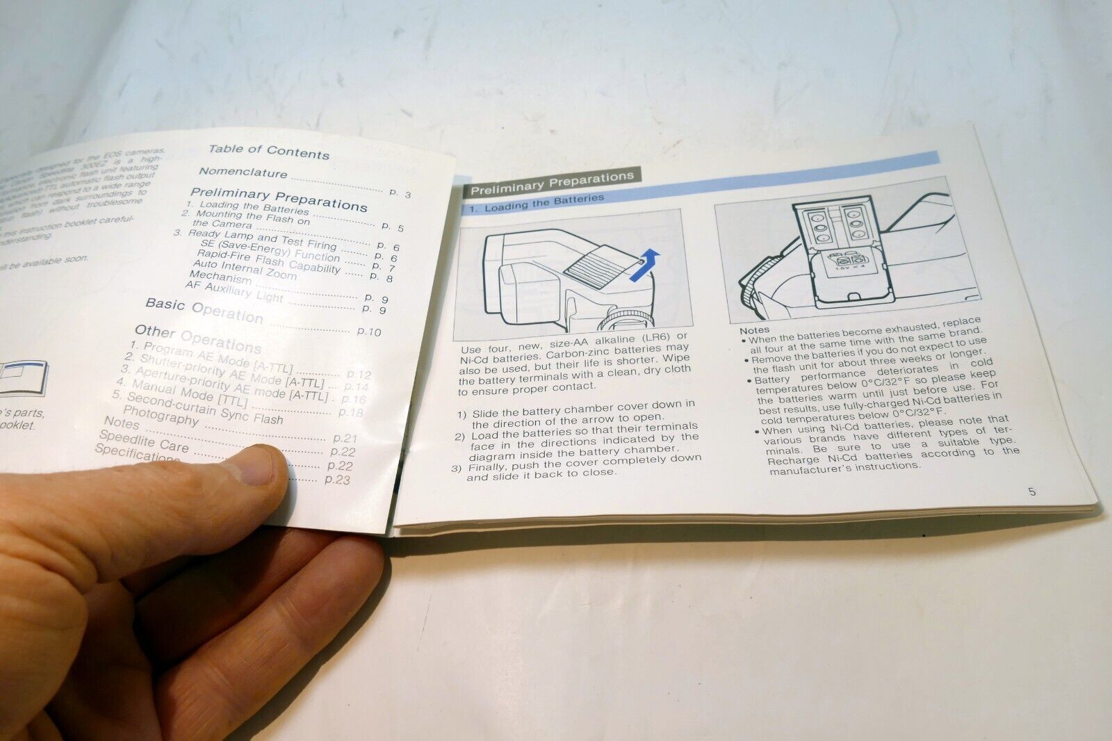 Canon 300EZ Speedlight Flash  Instructions  guide manual English EN