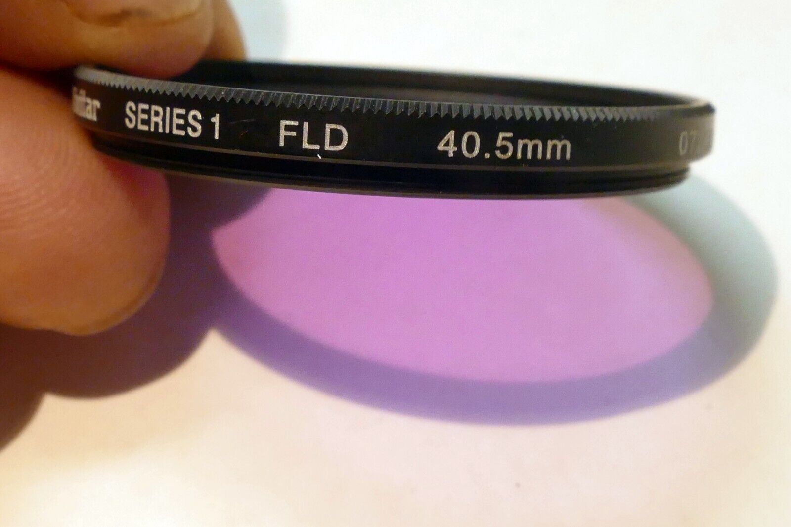 Vivitar FLD Series 1  40.5mm Lens Filter fluorescent lighting