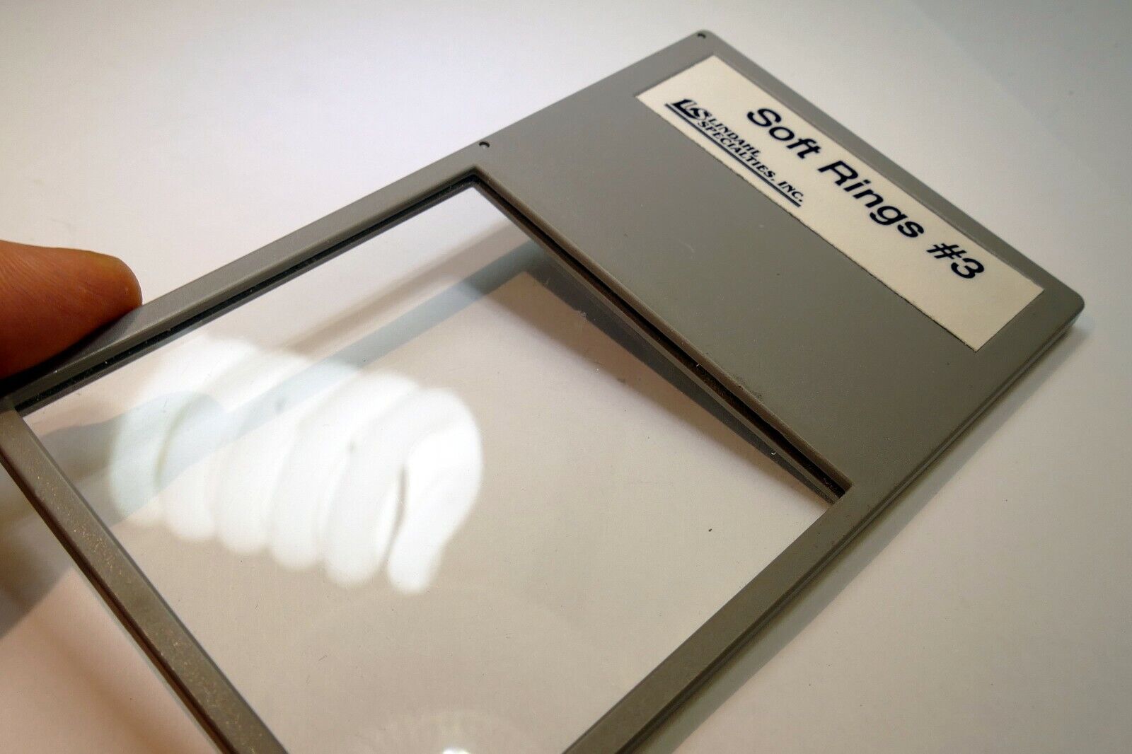 LINDAHL SOFT RING DIFFUSION #3 Drop in Lens Filter square 3X3" Portraiture Focus