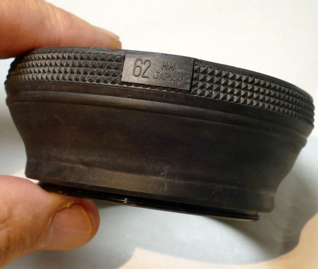 62mm Rubber collapsible Lens Hood Shade for 50mm f1.4 normal lenses