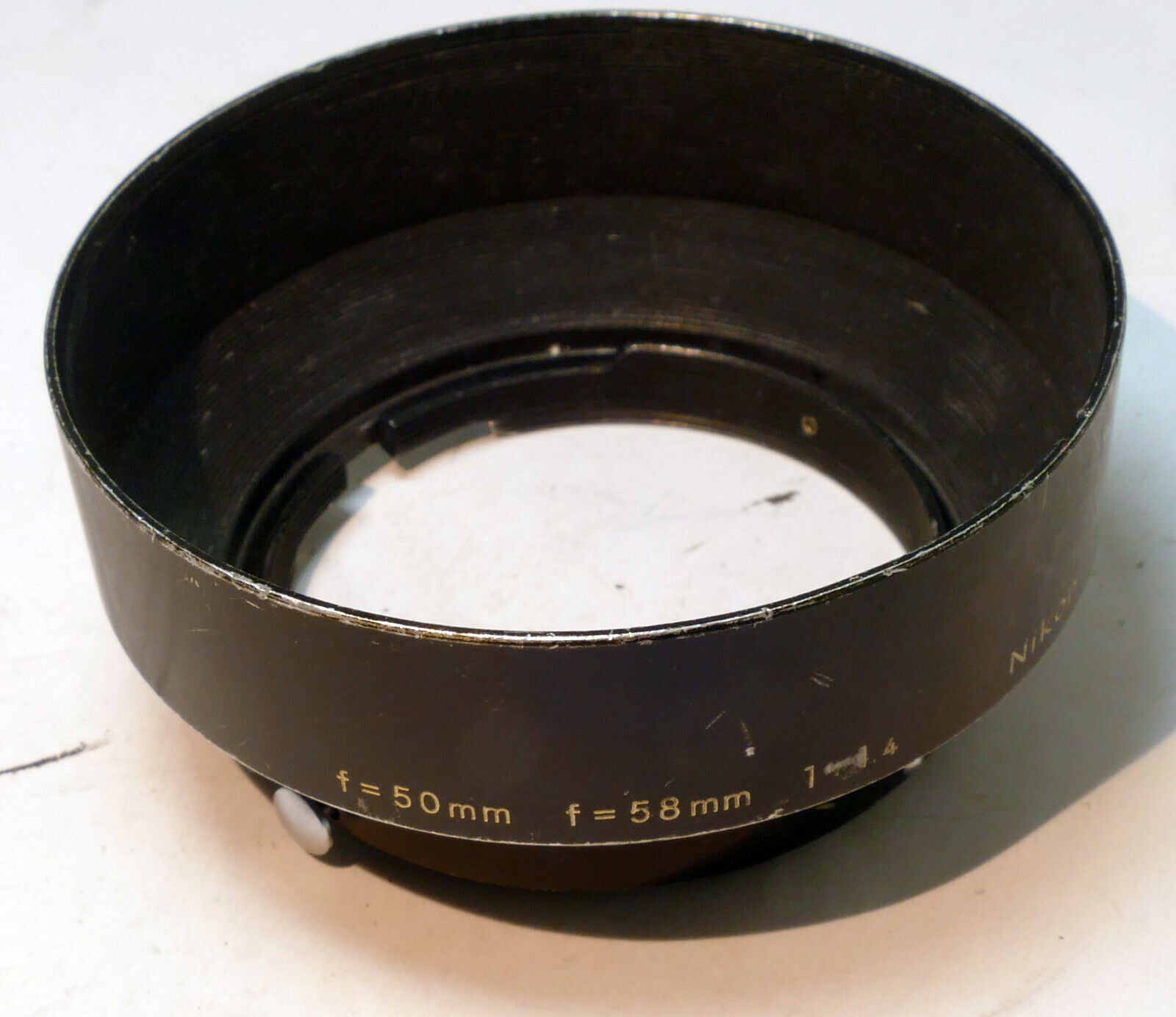Nikon F Nikkor  Lens Hood Metal for 50mm 58mm f1.4 Ai-s Non-Ai