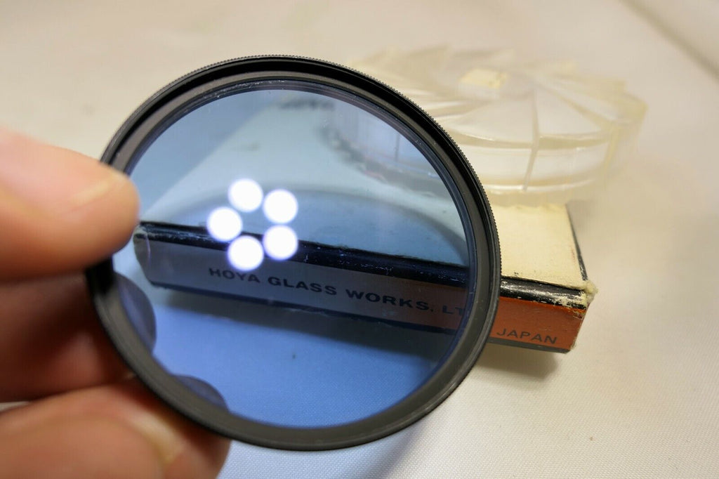 Hoya 55mm 80B Blue Lens filter made in Japan