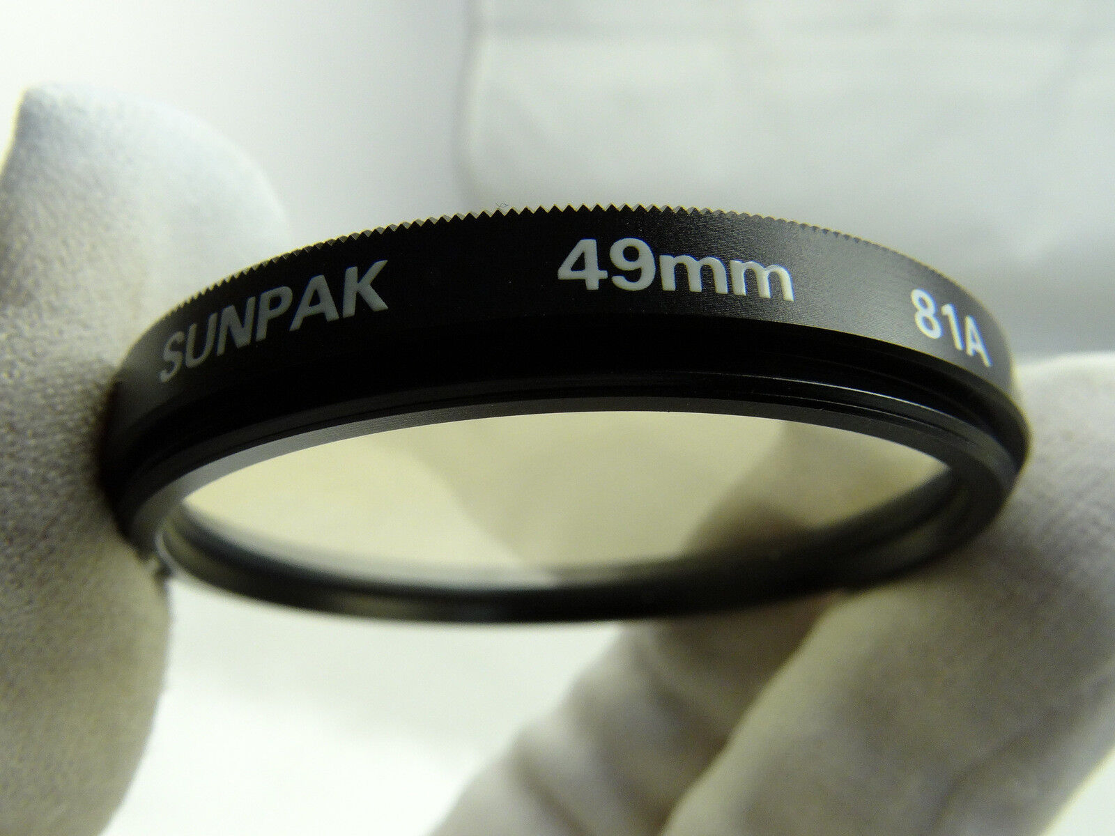 Sunpak 49mm 81A Warming Color Conversion Camera Lens Filter