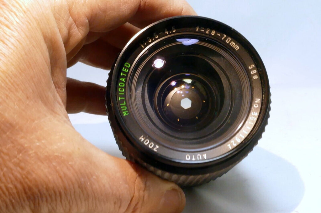 Sears 28-70mm f3.5-4.5 for PENTAX K KR manual focus lens - With separation haze