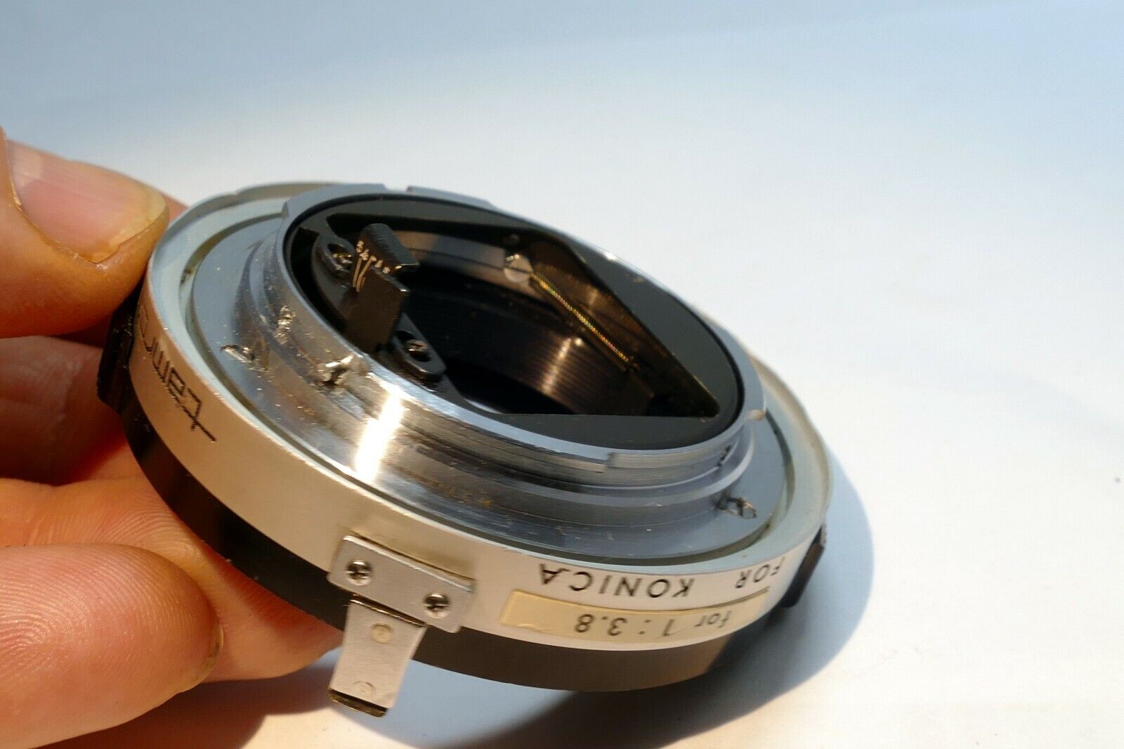Tamron Adaptall (f3.8) to Konica AR Mount adapter lens ring mount telephoto zoom