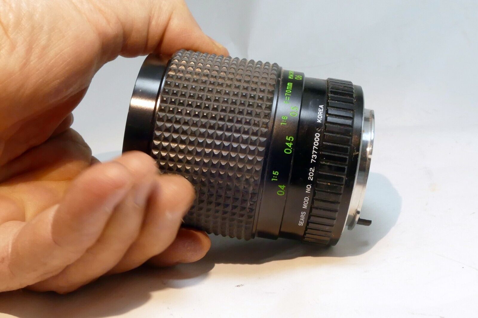 Sears 28-70mm f3.5-4.5 for PENTAX K KR manual focus lens - With separation haze