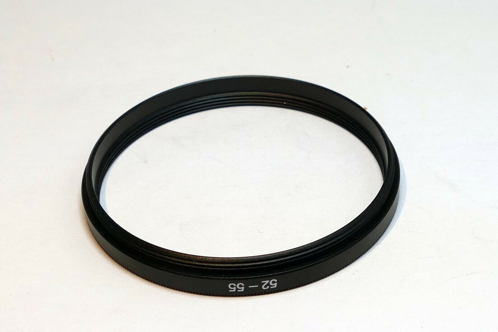 55mm to 52mm male to female threads step down  ring screw in metal