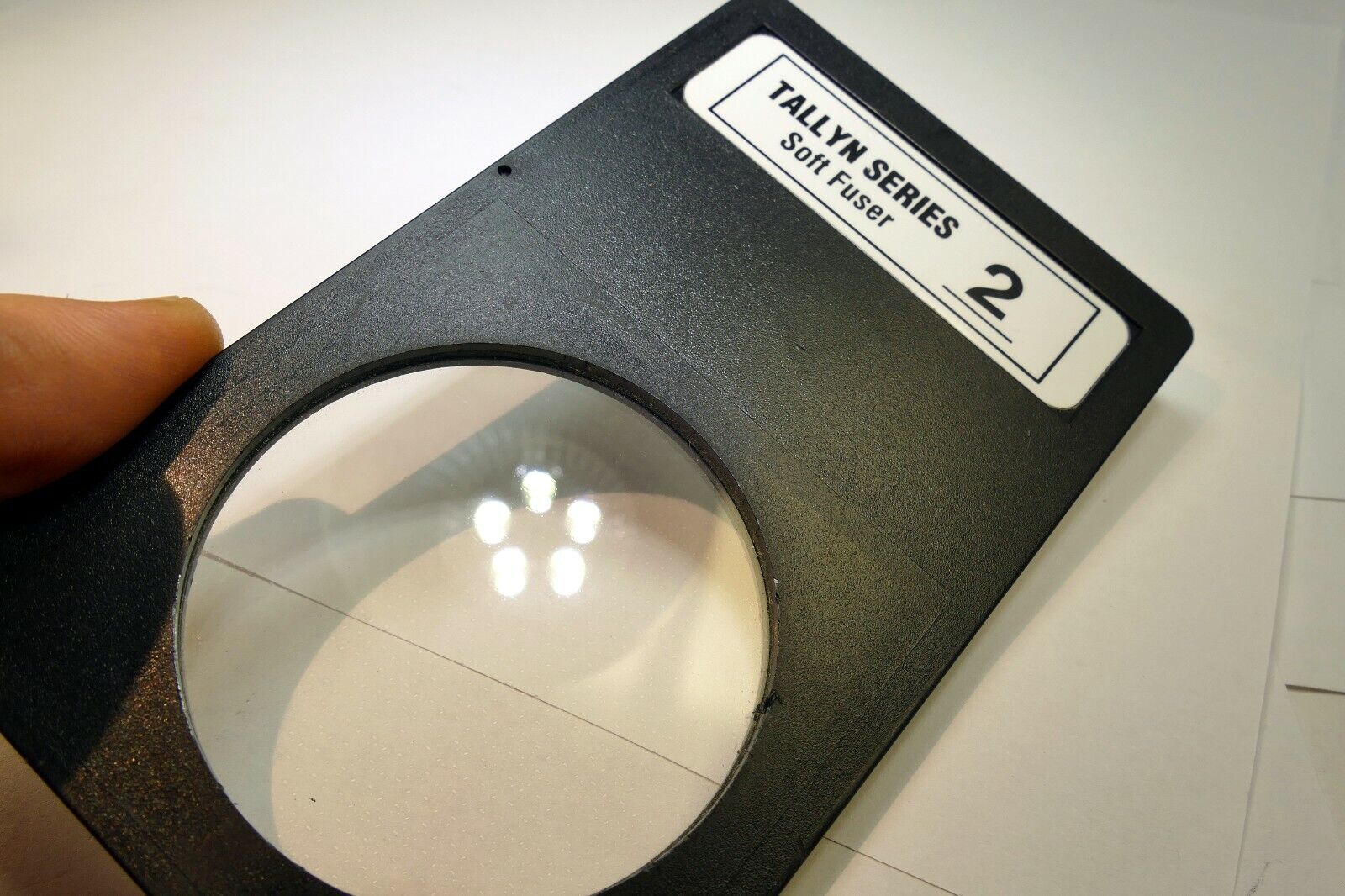 TALLYN Soft Fuser # 2 Filter 3 inch for Portraiture Lindahl Diffusion Focus